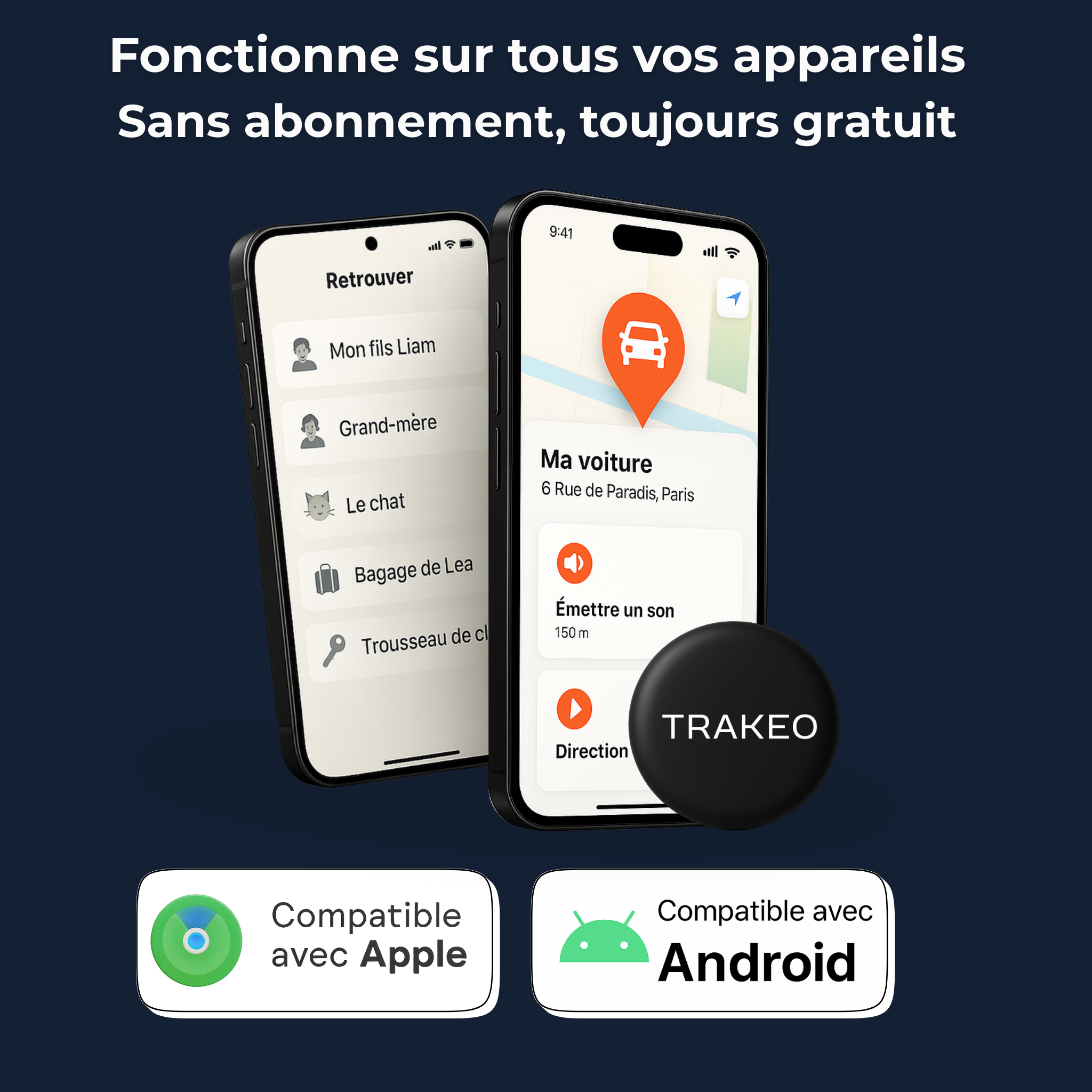 TRAKEO - Traceur GPS sécurisant